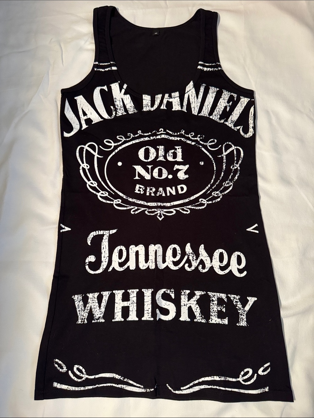 Jack Daniel's Tennessee Whiskey Black Logo long slender Tank top